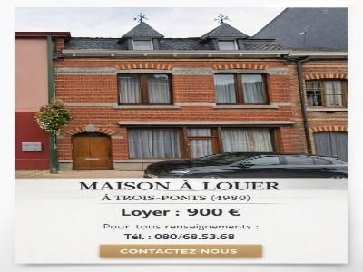 Location Maison 6 pi�ces TROIS-PONTS 4980